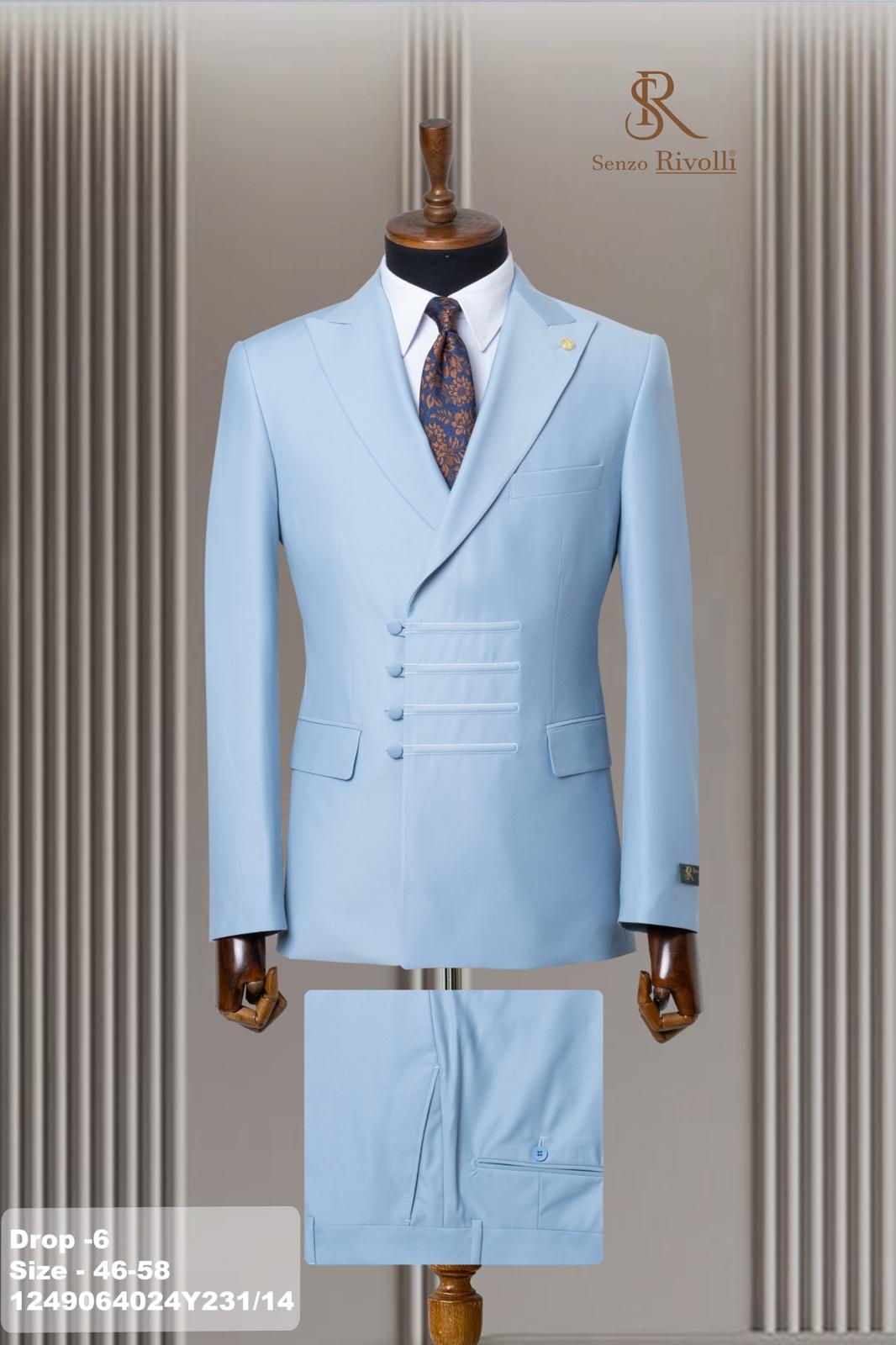 Senzo Rivoli Double Breasted Suit.