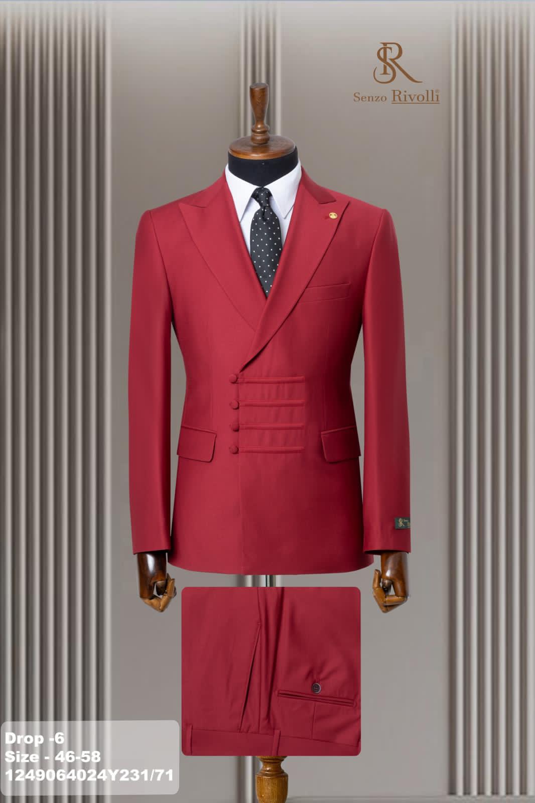 Senzo Rivoli Double Breasted Suit.