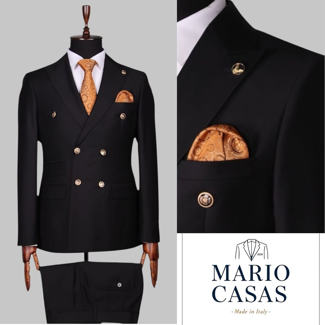 Mario Casas Premium 3 Piece Suit
