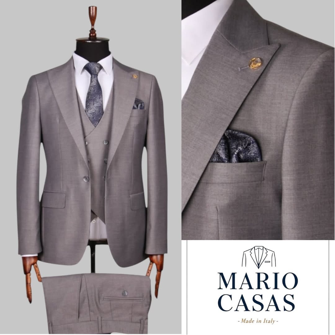 Mario Casas Premium 3 Piece Suit.