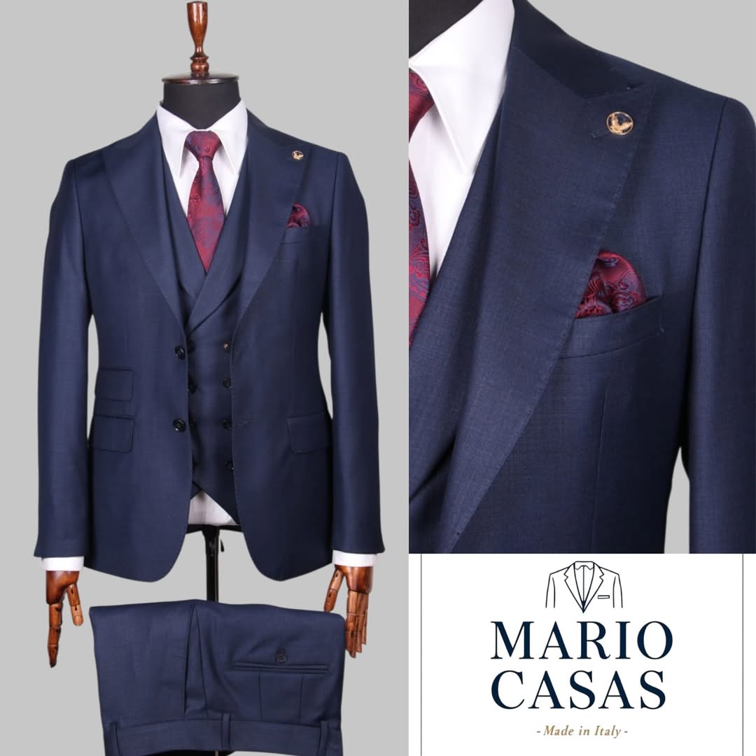 Mario Casas Premium 3 Piece Suit.