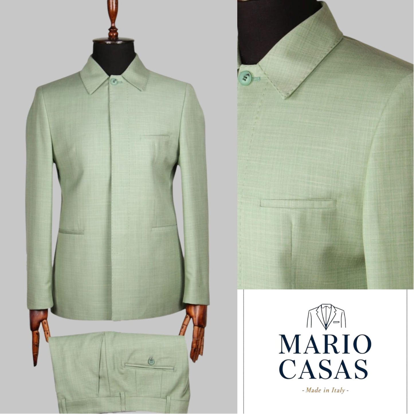 Double Vent 2 Piece Premium Safari Suit.
