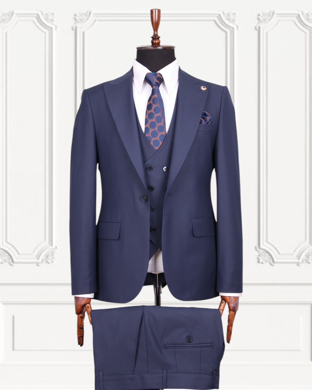 Sophisticated Three-Piece Suit .