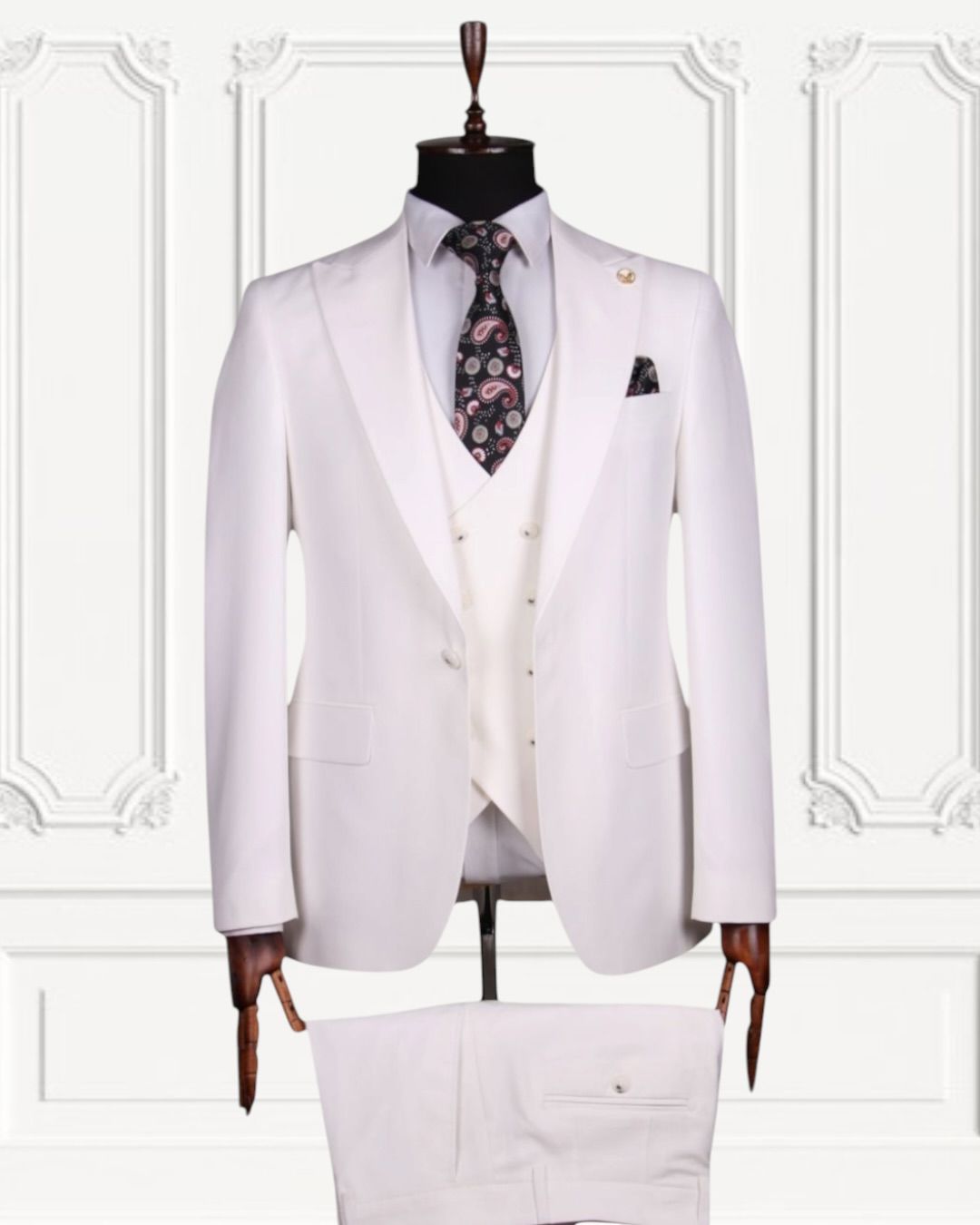 Sophisticated Three-Piece Suit .