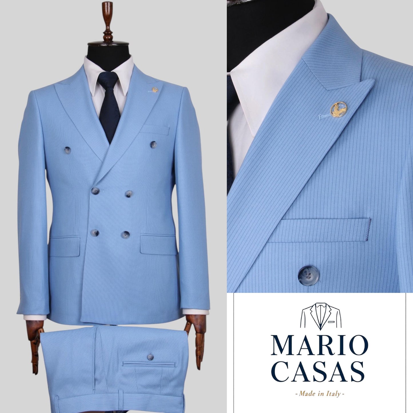 Double Breasted Two-Piece Suit.
