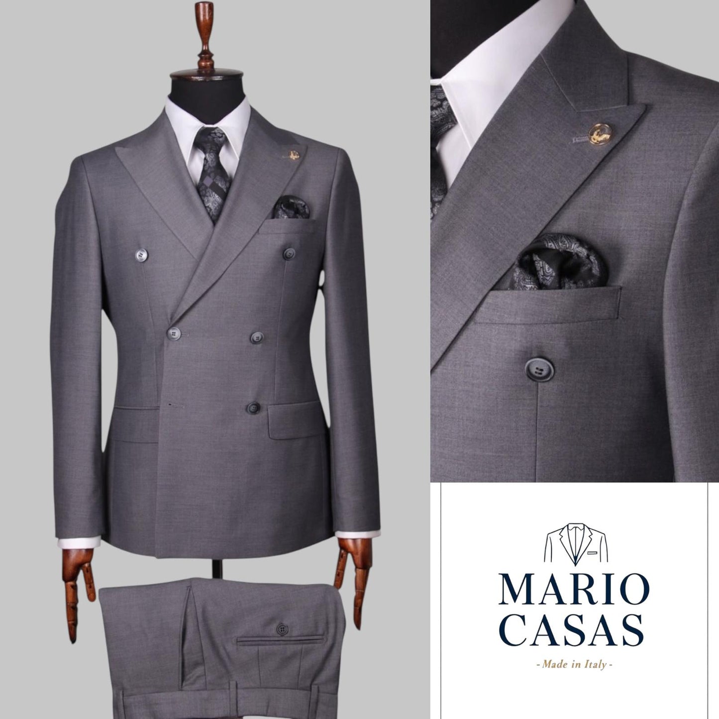 Double Breasted Two-Piece Suit.