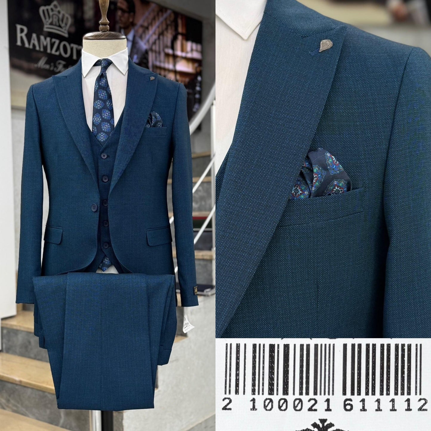 Sophisticated Three-Piece Suit .