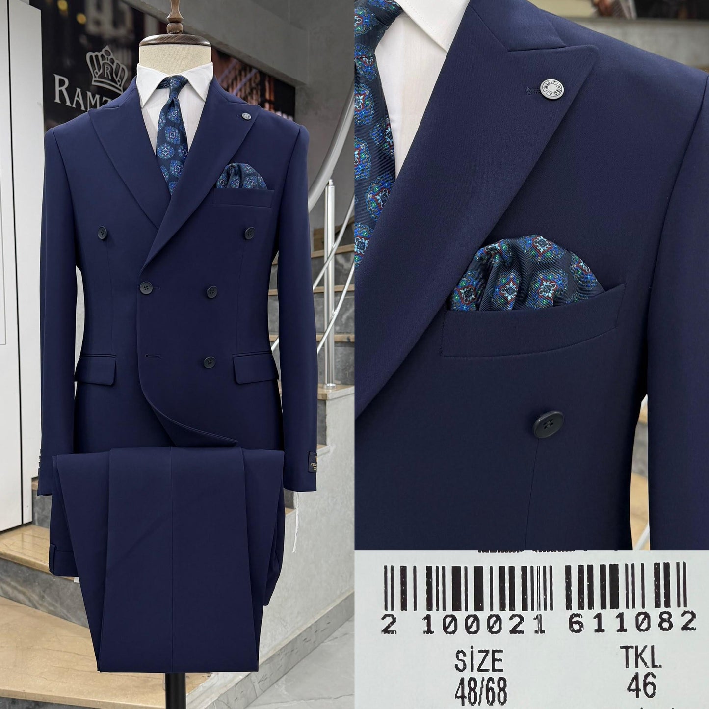 Double Breasted Two-Piece Suit.