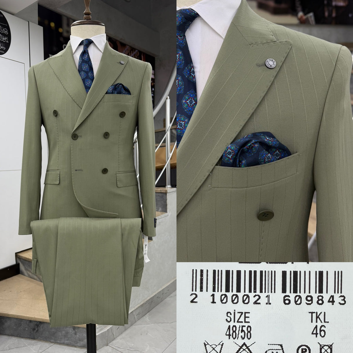 Double Breasted Two-Piece Suit.