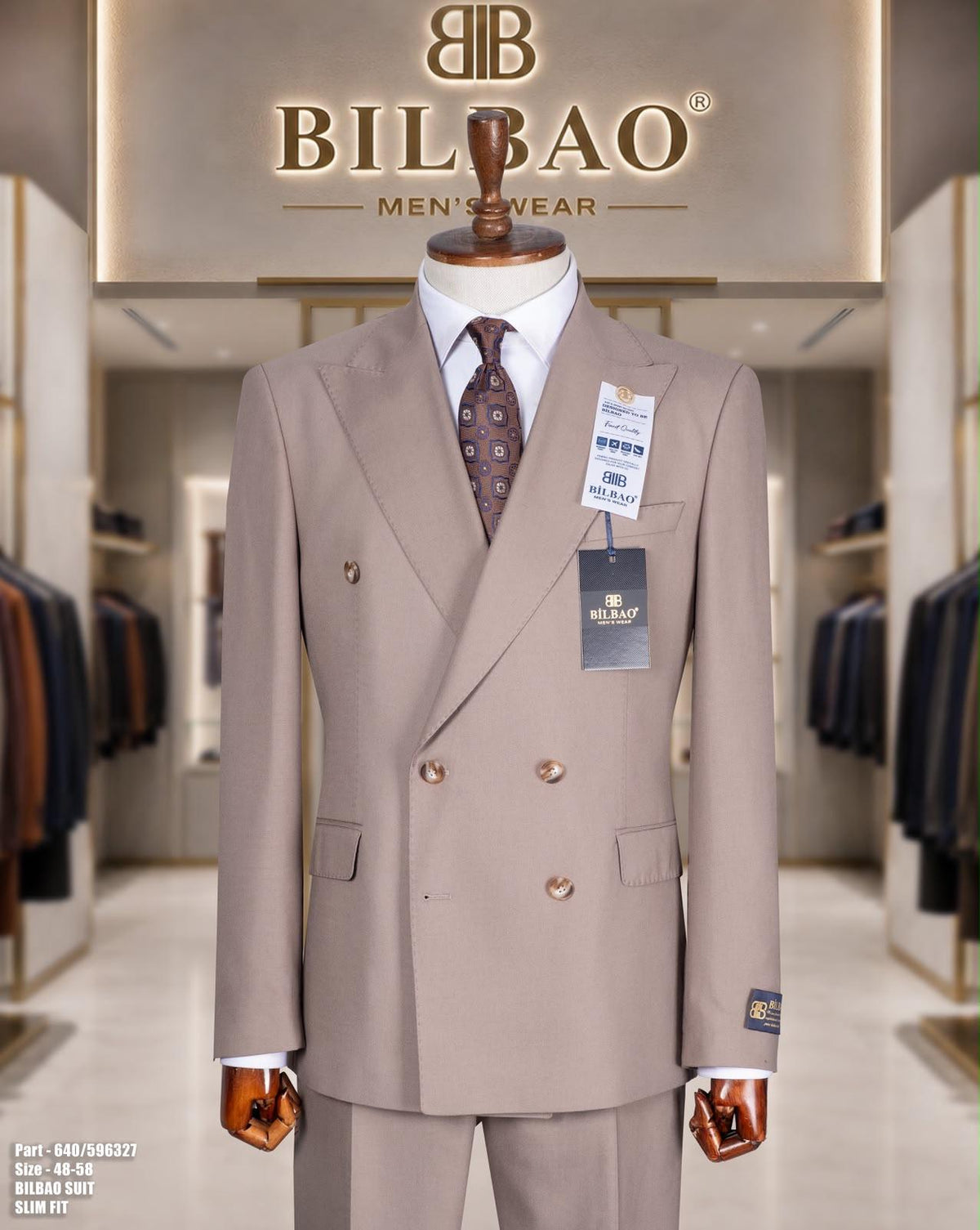 Double Breasted Two-Piece Suit.