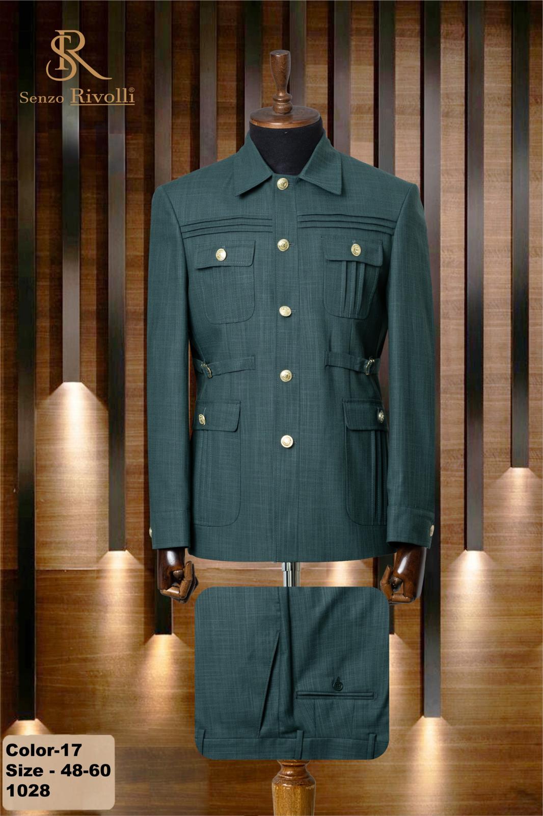 Double Vent 2 Piece Premium Safari Suit.