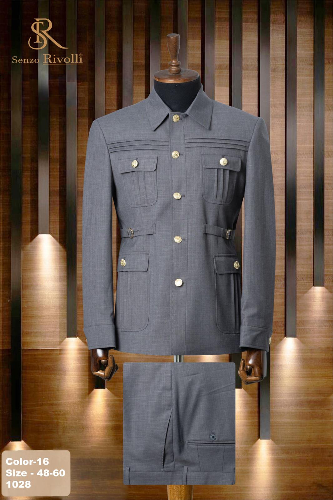 Double Vent 2 Piece Premium Safari Suit.