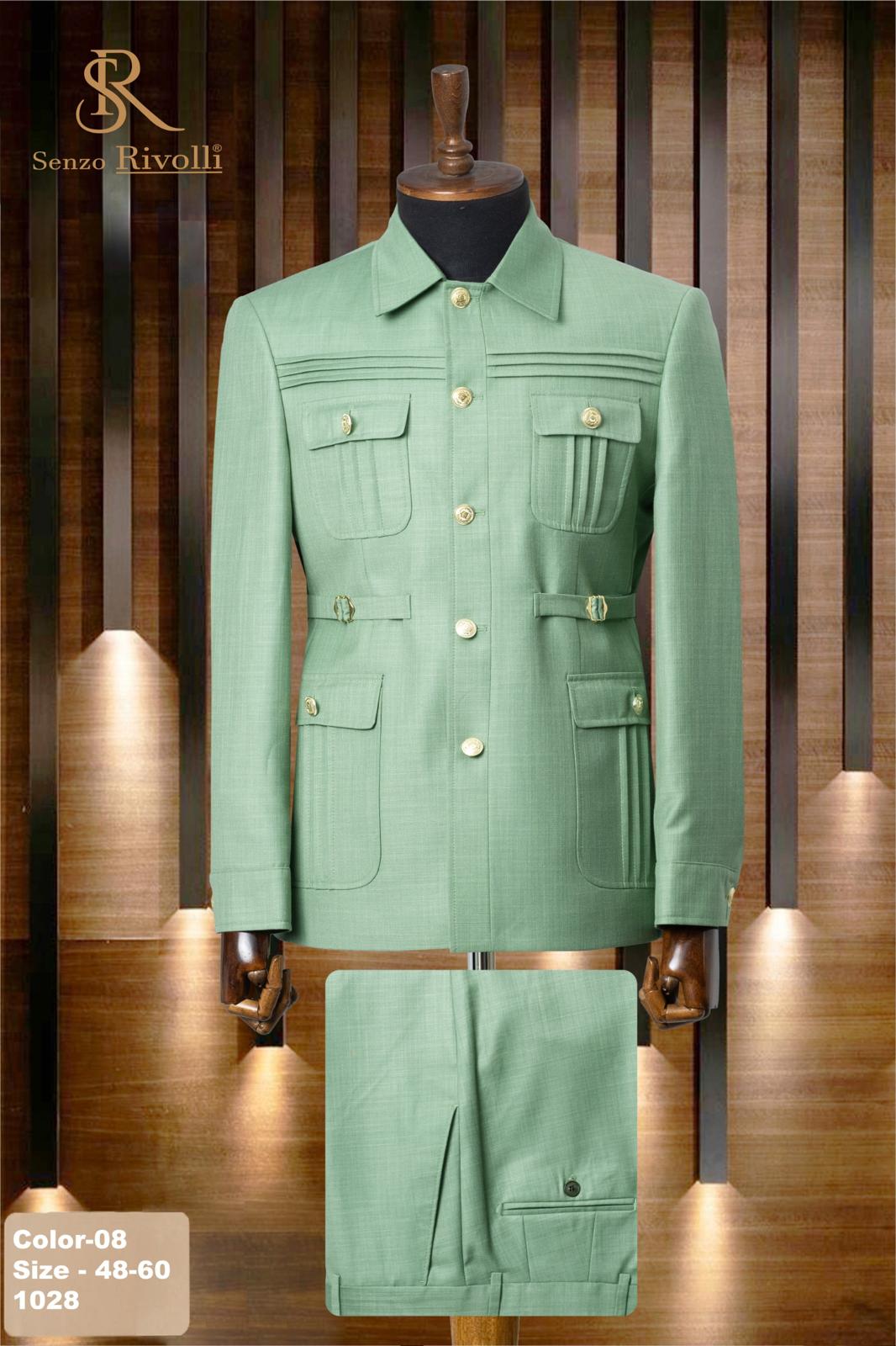 Double Vent 2 Piece Premium Safari Suit.