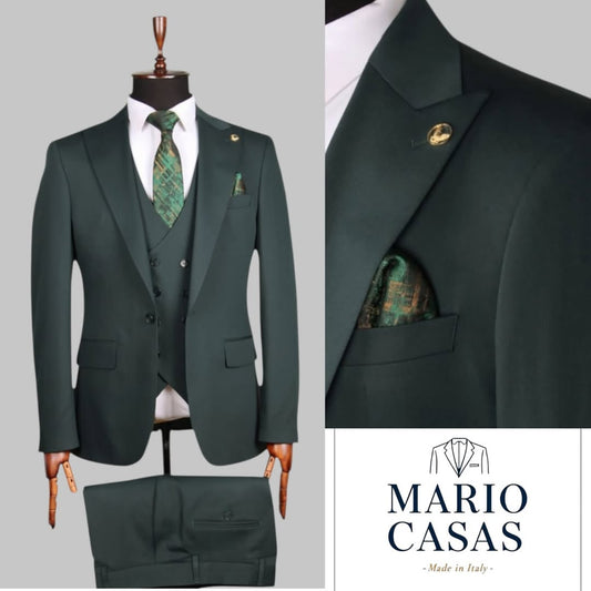 Mario Casas  Premium 3 Piece Suit.