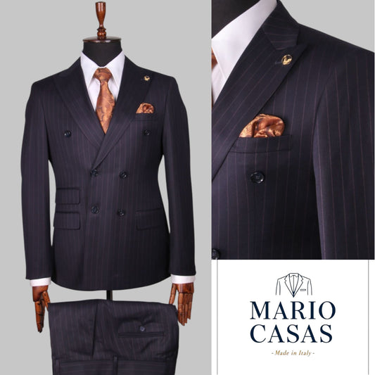 Mario Casas  Premium Double Breasted Suit.