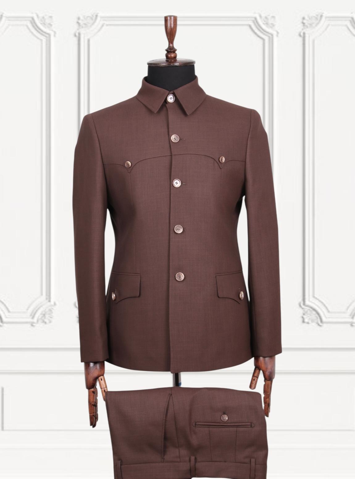 Double Vent 2 Piece Premium Safari Suit