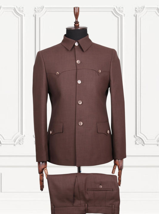 Double Vent 2 Piece Premium Safari Suit