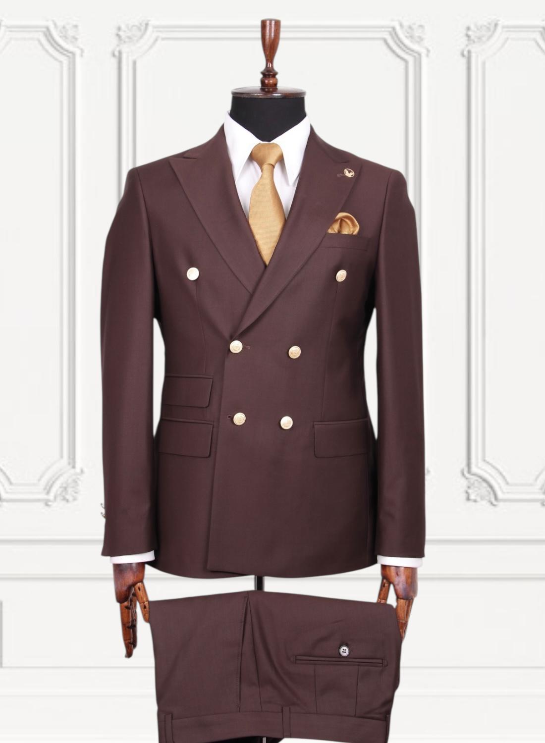 Double  Breasted Two-Piece Suit.