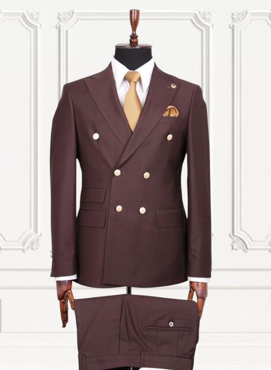 Double  Breasted Two-Piece Suit.