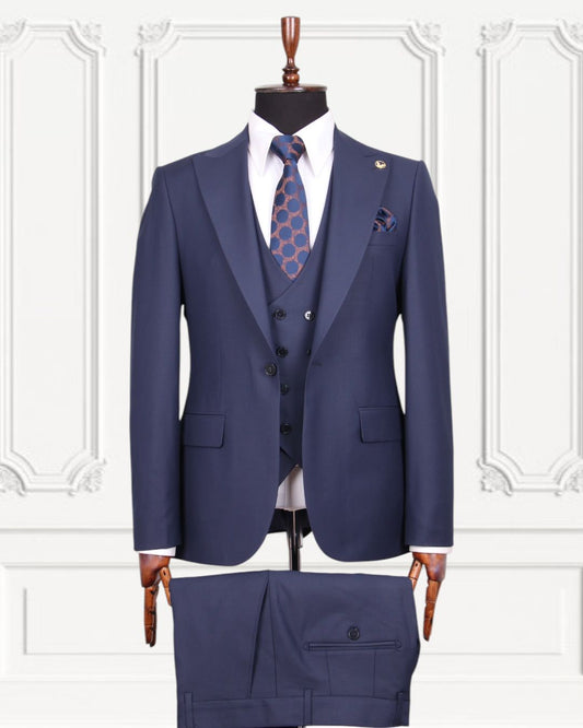 Sophisticated Three-Piece Suit .