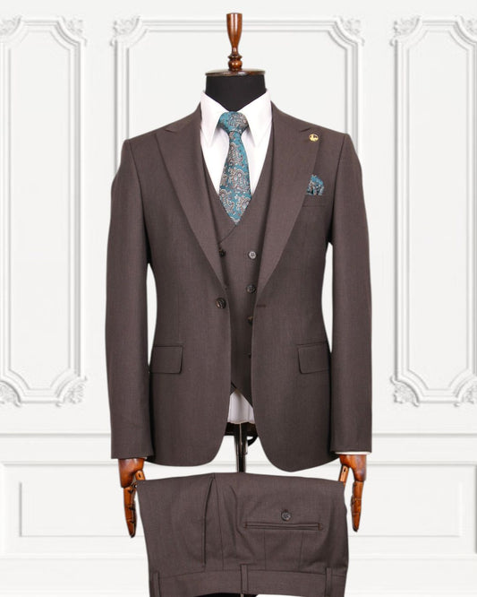 Sophisticated Three-Piece Suit .