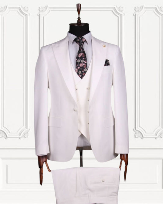 Sophisticated Three-Piece Suit .