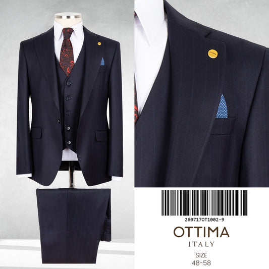 Sophisticated Three-Piece Suit .