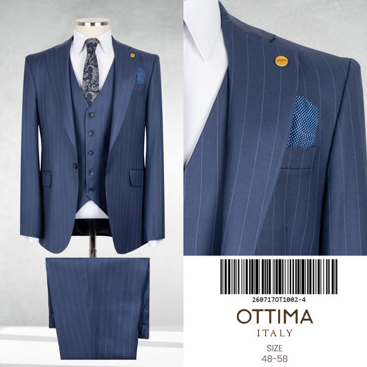 Sophisticated Three-Piece Suit .