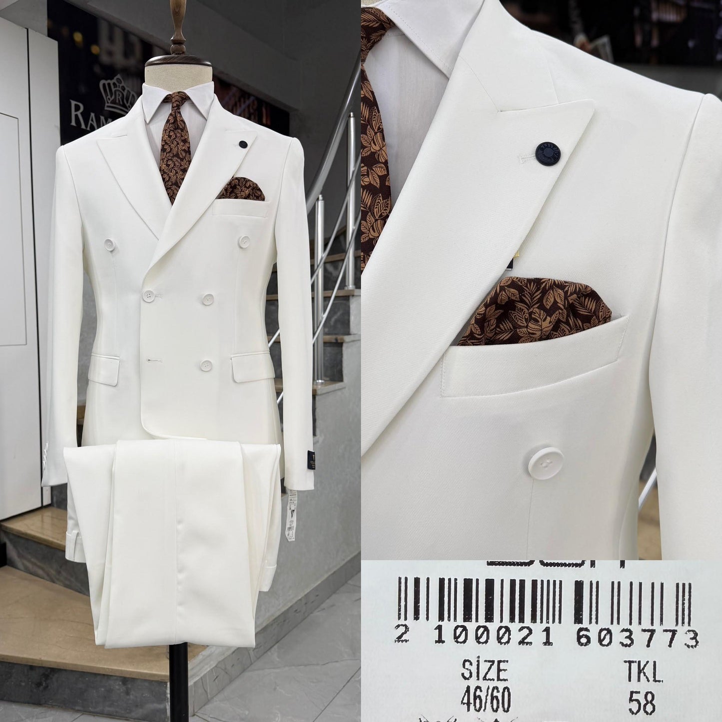Double  Breasted Two-Piece Suit.