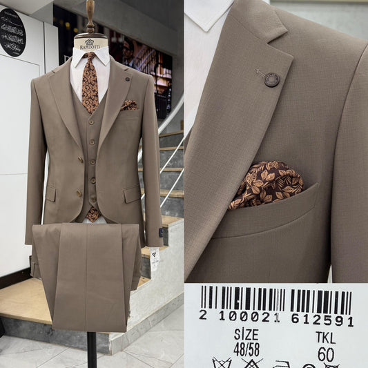 Sophisticated Three-Piece Suit .