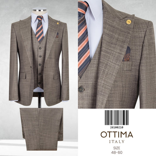 Sophisticated Three-Piece Suit .
