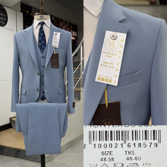 Sophisticated Three-Piece Suit .