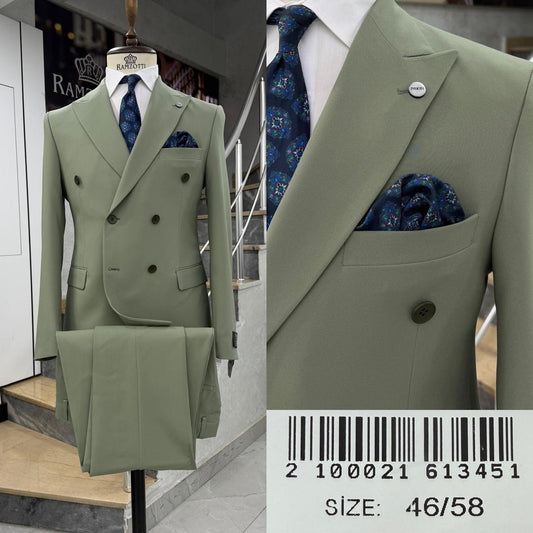 Double  Breasted Two-Piece Suit.