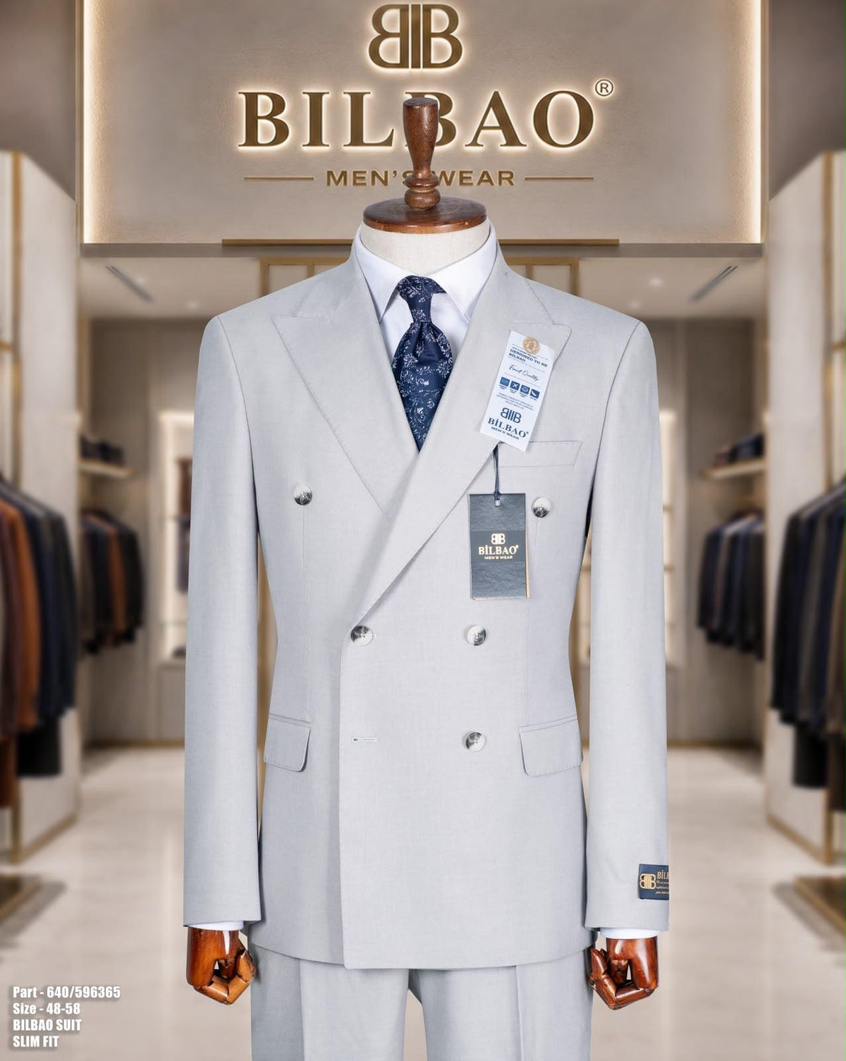Double  Breasted Two-Piece Suit.