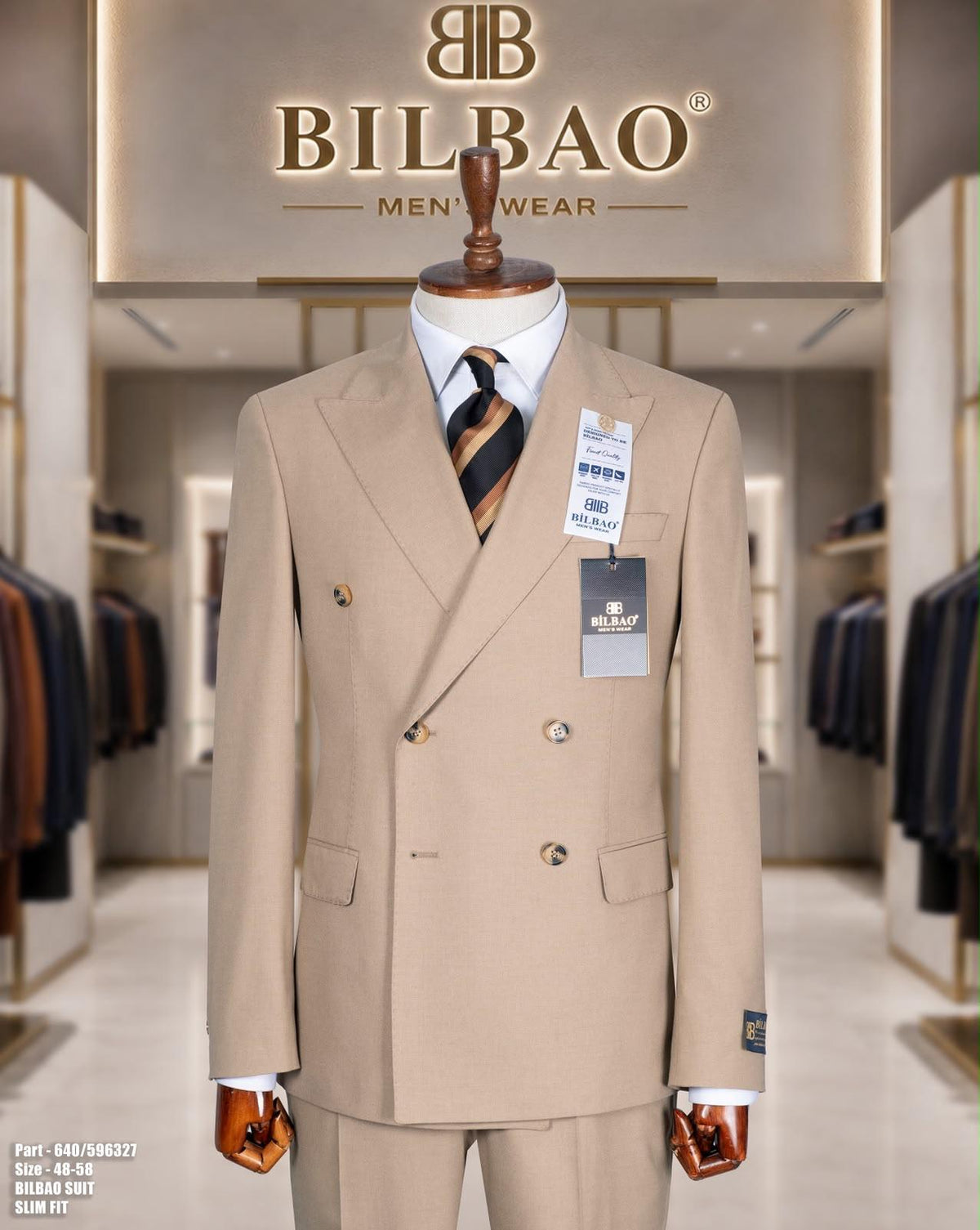 Double  Breasted Two-Piece Suit.
