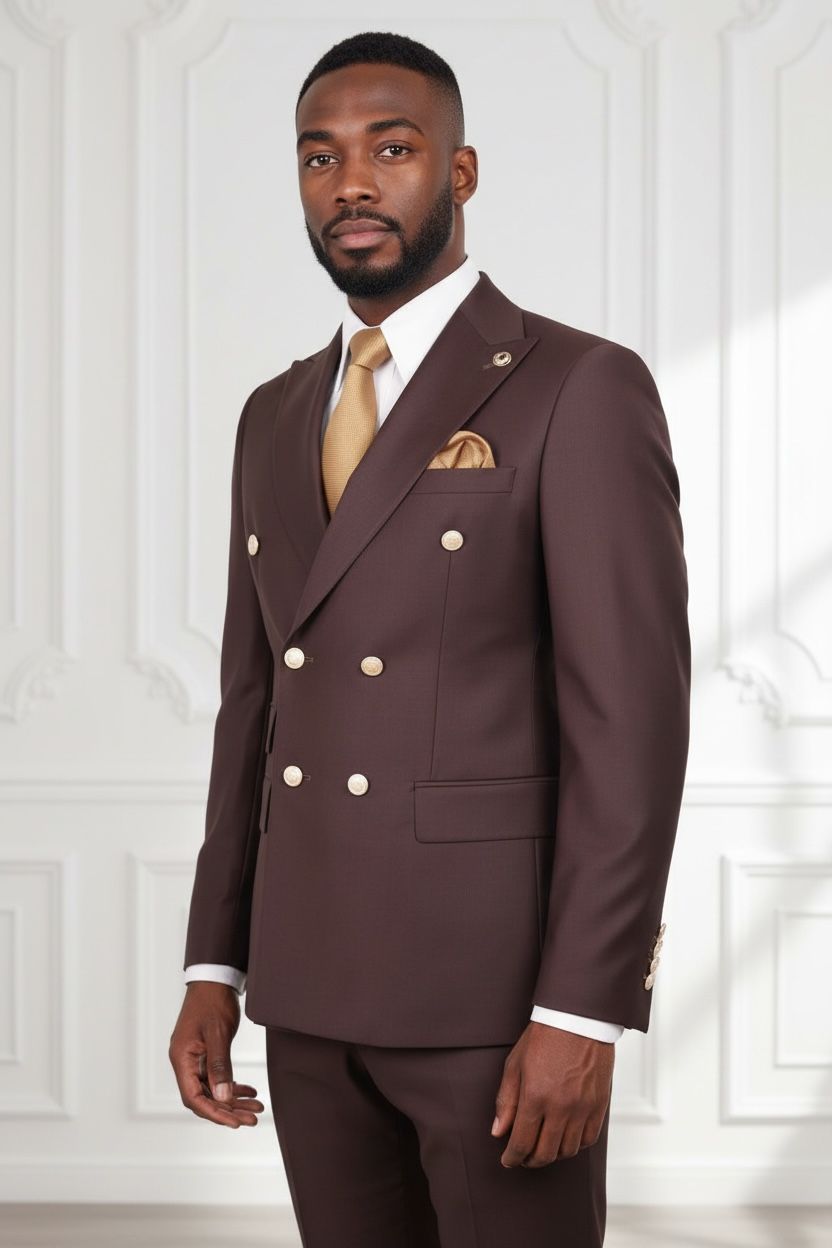 Double  Breasted Two-Piece Suit.