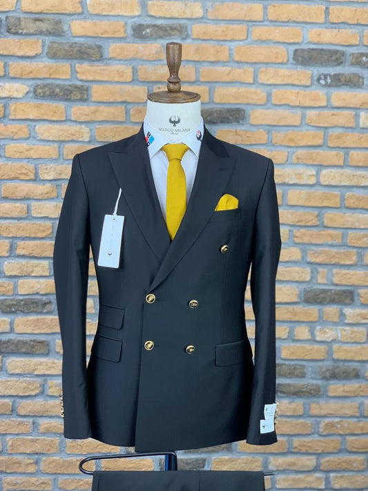 Marco Milano Italian double breasted Suit.